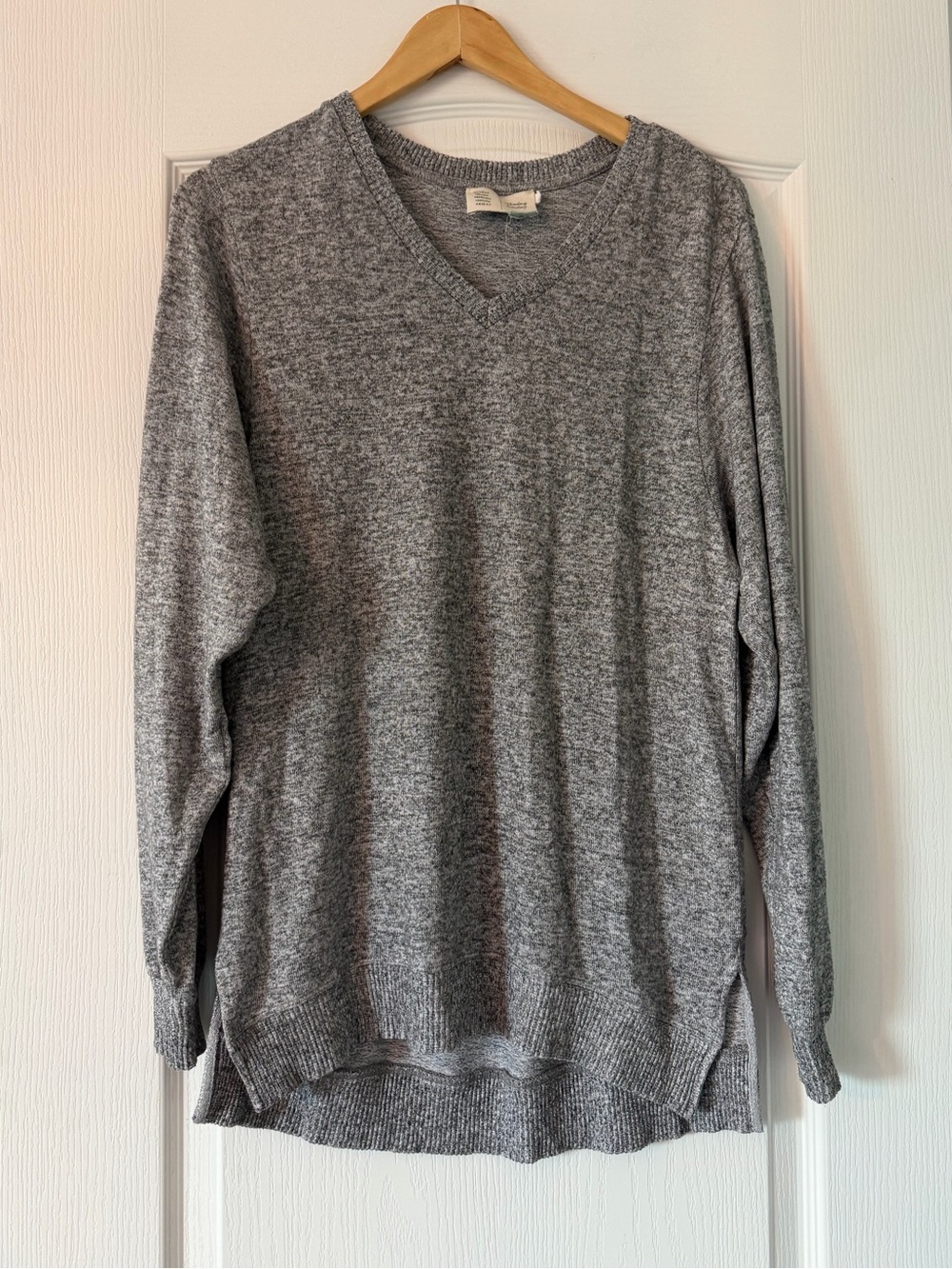 Saturday Sunday Cutout Fleece Pullover Sweater XS